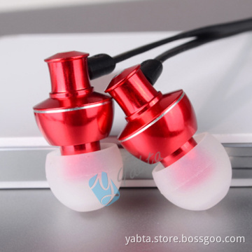 Yabta Noodle Flat Wire Metal Headphone, Heavy Bass Sound In-Ear Metal Case Headphone